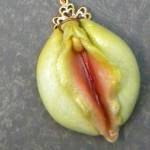 Golden Lily: Yonic Vagina Pendant